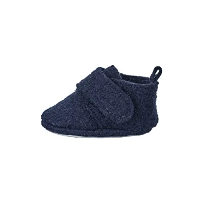 Abbildung von Sterntaler Unisex Kinder Baby krabbelschuh Slipper, Marine, 23/24 EU
