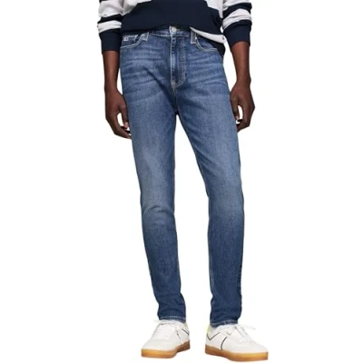 Abbildung von Tommy Jeans Simon Skinny Fit, Herren, Größe: 31x36, Denim dark