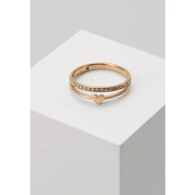 Abbildung von Fossil Ring Für Frauen Vintage Glitz, Länge: 21,5 X 20 6 Rose Gold Edelstahl Ring, JF03460791