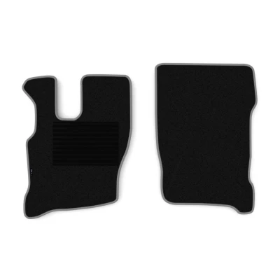 Abbildung von F CORE MT10 GRAY Fußmattensatz Textil vorne 2 grau