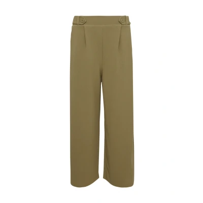 Abbildung von QS IM Loose FIT Stoffhose, Damen, Größe: 32, Olivgrün