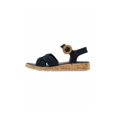 Abbildung von Tamaris Keilsandalette, Damen, Größe: 36, Navy Schuhe