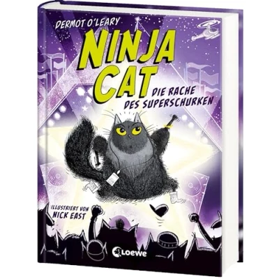 Abbildung von Ninja Cat (Band 3) die Rache des Superschurken: Begleite Toto, Katze auf ihrem nächsten Einsatz Humorvolles Kinderbuch zum Selberlesen ab 8 Jahren