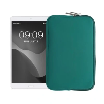 Abbildung von kwmobile Tablet Hülle kompatibel mit 8&quot; 8,4&quot; Universal Neopren Tasche Cover Case Schutzhülle Sleeve in Petrol