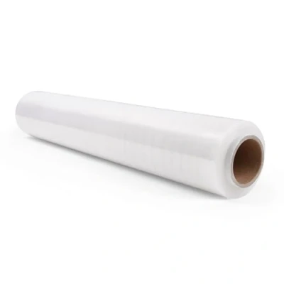Abbildung von Inoverse 1 Rolle Stretchfolie Transparent Wickelfolie 40cm/700gr, Folie Für Möbel &amp; Umzug, Palettenfolie, Handstretchfolie, Verpackungsfolie auf Rolle, Strechfolienrolle, Verpackungsmaterial