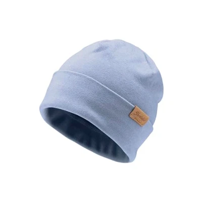 Abbildung von Sterntaler Beanie aus feiner Strickware Unisex Baby und Kinder Mütze mit Umschlag Übergangsmütze einfarbig samtblau, 37