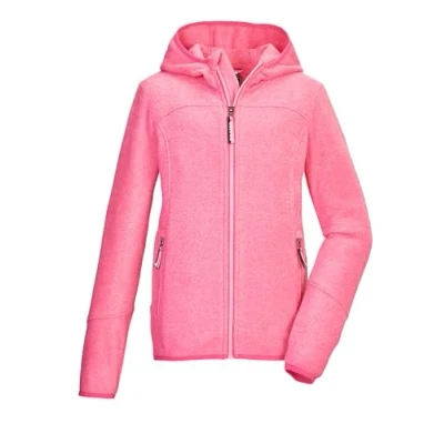 Abbildung von killtec Mädchen Strickfleecejacke/Fleecejacke mit Kapuze KOW 347 GRLS KNTFLC JCKT, pink, 152, 42139 000