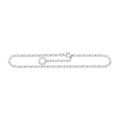 Abbildung von Thomas Sabo Damen Charm Fußkette Classic Club 925 Sterling Silber X0034 001 12