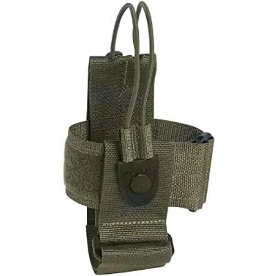Abbildung von Tasmanian Tiger TT Tac Pouch 2 Radio Funkgerätetasche MOLLE kompatibel, größenverstellbar, 15 x 7 cm, Oliv