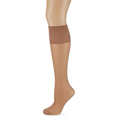 Abbildung von Dim Kniestrümpfe Mes Essentiels De Weich Damen x3, Beige, One Size