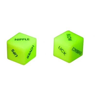 Abbildung von Love Dice Glow In The Dark Set Englische Version