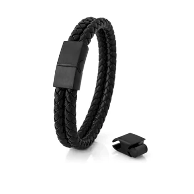 Abbildung von Akitsune Simplicitas Armband, Herren, Größe: 19cm, Schwarz