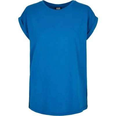 Abbildung von Urban Classics Extended Shoulder Tshirt basic, Damen, Größe: XS, Sporty blue
