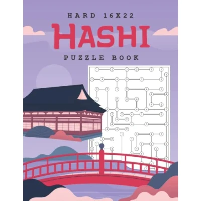 Abbildung von Hard 16x22 Hashi Puzzle Book: Brain Teasers Japanese Books (Hashiwokakero / Bridges Puzzles to do While You Poo on the Loo)