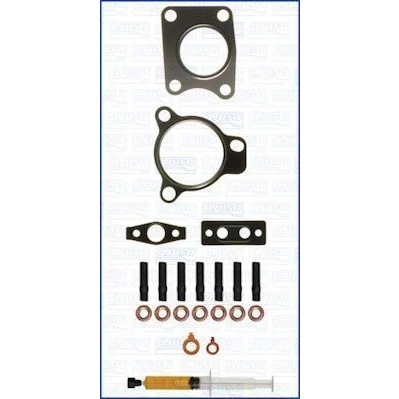 Abbildung von AJUSA JTC11934 Montagesatz, Lader with studs, syringe oil mit Dichtungen Montageanleitung MAZDA: CX 7