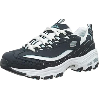 Abbildung von Skechers Damen Sneaker D&#039;Lites BIGGEST FAN, (marineblau / weiß), 38 EU (M)