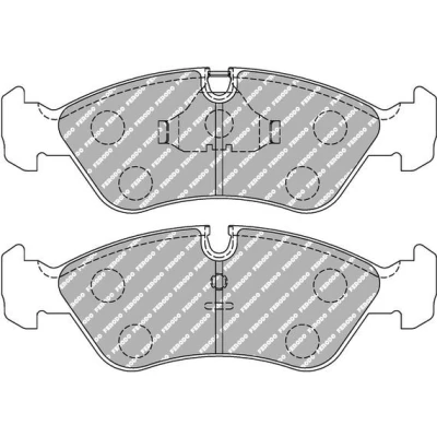 Abbildung von FERODO RACING FCP584R Bremsbelagsatz OPEL: Calibra A, Vectra A Saloon, Astra F CC, DAEWOO: Cielo Lanos Hatchback