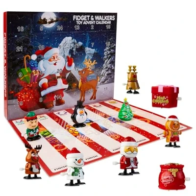 Abbildung von KreativeKraft Adventskalender 2024 Kinder Spielzeug mit 24 Mini