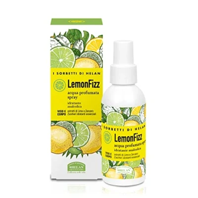 Abbildung von Helan, I Sorbetti LemonFizz Feuchtigkeitsspendendes und alkoholfreies Wasser Spray, belebende Lotion mit Limetten Ingwer Extrakten, Gesicht Körper erfrischend Vitamin C, 100 ml