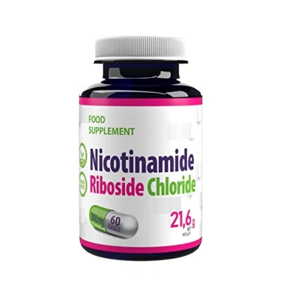 Abbildung von NAD+ Nicotinamide Ribose Chloride 300mg 60 Vegan Kapseln, Laborgeprüft, Hochdosiert, Nicht GVO