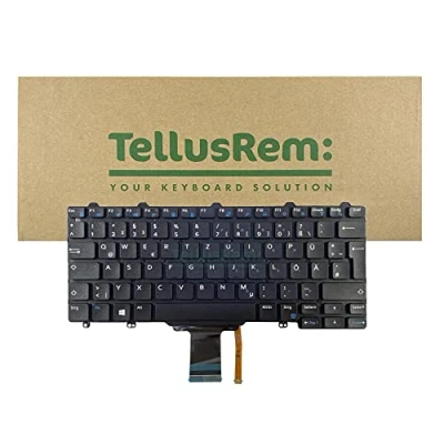 Abbildung von TellusRem ersatztastatur Deutsche Hintergrundbeleuchtung für Dell Latitude E7250. E5250, E5270