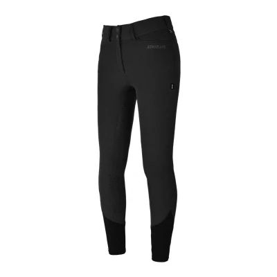 Abbildung von Kingsland Reithose Kadi E Tec mit Warmblut Grip Damen Schwarz 36