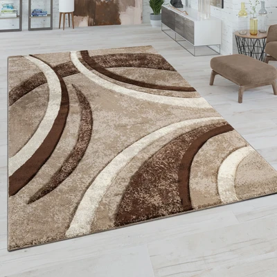 Abbildung von Paco Home Teppich "Brillance 758" rechteckig 14 mm Höhe Kurzflor, modernes geometrisches Design, auch als Läufer