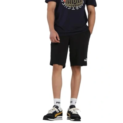 Abbildung von PUMA Herren ESS No. 1 Logo Shorts 10&quot; Gestrickte Shorts, Black, XXL