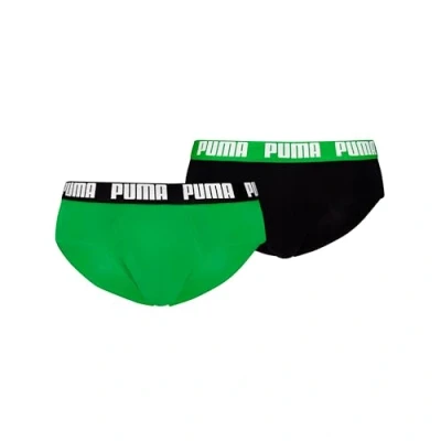 Abbildung von PUMA Men&#039;s Basic Boxer Shorts, Green Combo, S