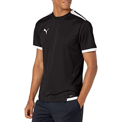 Abbildung von puma Herren T Shirt, Black Weiß, Klein