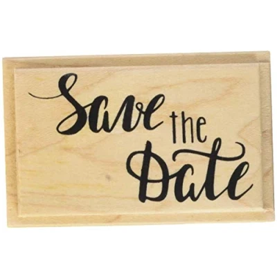 Abbildung von Knorr prandell 211800353 Stempel aus Holz (Allgemein) Motivgröße 6,2 x 3,9 cm , Motiv: Save the Date