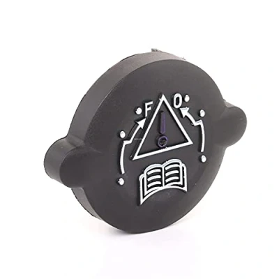 Abbildung von febi bilstein 22080 Kühlerverschlussdeckel für Kühlerausgleichsbehälter , 1 Stück, schwarz