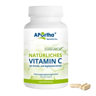 Abbildung von APOrtha Vitamin C aus natürlichen Quellen 240 Kapseln