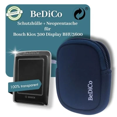 Abbildung von BeDiCo I 2er Set E Bike Schutzhülle+Neoprentasche für Bosch Kiox300 Display BHU3600