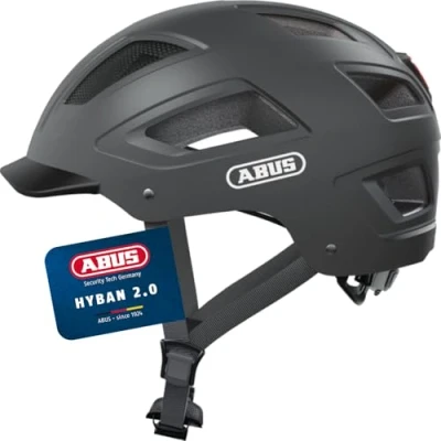 Abbildung von ABUS HYBAN 2.0 Fahrradhelm, Schwarz (Titan), L