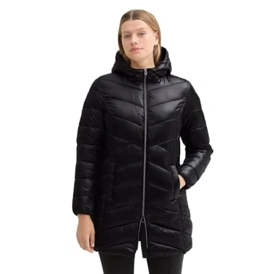 Abbildung von TOM Tailor PLUS Lightweight Stepp Wintermantel, Damen, Größe: 48, Deep black