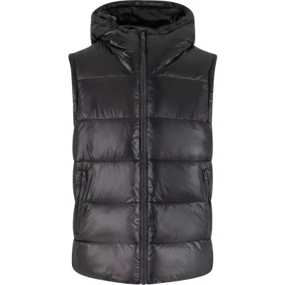 Abbildung von Urban Classics Puffer Weste, Herren, Größe: Large, Black