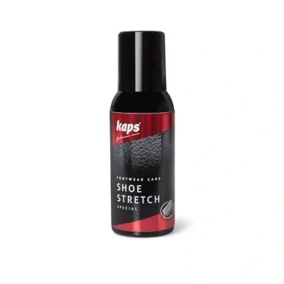 Abbildung von Kaps Shoe Stretch Schuhdehner Lederdehner Spray dehnt Steife Schuhe und beseitigt Druckstellen. Ideal für Neue Leder Schuhe. 100ml