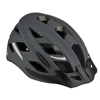 Abbildung von FISCHER Erwachsene Fahrradhelm, Radhelm, Cityhelm Urban Levin, L/XL, 58 61cm, grau, mit beleuchtetem Innenring System