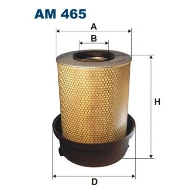 Abbildung von FILTRON AM 465 Luftfilter 412 282 Filtereinsatz