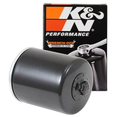Abbildung von K&amp;N Powersports Ölfilter Patrone 75x94mm kompatibel mit Harley Davidson (KN 170), 16, Rot