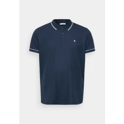 Abbildung von Jack &amp; Jones Eaustin NOOS Poloshirt, Herren, Größe: 6XL, Navy blazer
