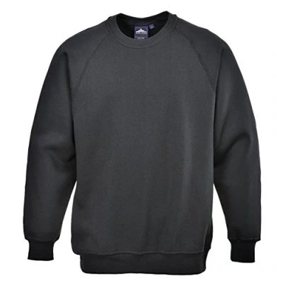 Abbildung von Portwest Sweat Shirt Roma, Größe: M, Farbe: Schwarz, B300BKRM