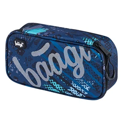 Abbildung von Baagl Federmäppchen für Junge Schulmäppchen Schreibwaren Schulsachen Federtasche, Jungen Federmappe, Etui Schule (Skate Strukturen)