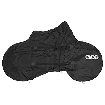 Abbildung von EVOC Bike RACK COVER Mountainbike, praktische Fahrradplane (handliche Fahrradabdeckung, E Schutzhülle, Wetterschutz Fahrrad, Maße: 80 x 215 135 cm, Gewicht: 1100 g), Black