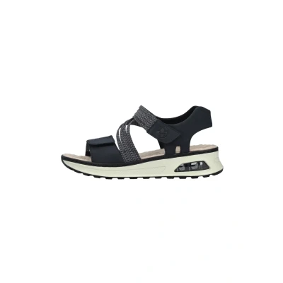 Abbildung von Rieker Keilsandalette, Sommerschuh, Outdoorschuh, Trekkingschuh mit genoppter Innensohle