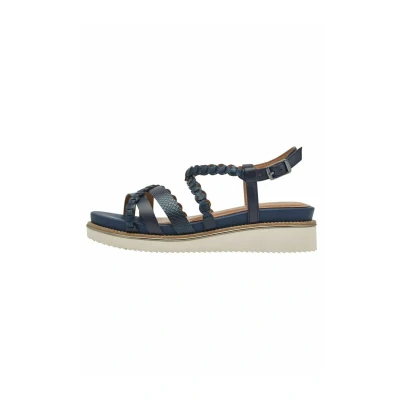 Abbildung von Tamaris Keilsandalette, Riemchensandale, Sommerschuh mit verstellbarer Schnalle