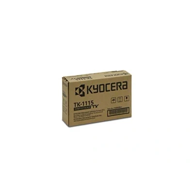Abbildung von Kyocera TK 1115 Toner Schwarz 1T02M50NL0. Drucker kompatibel für FS 1041, 1220MFP, 1320MFP. Original Tonerkartusche bis zu 1500 Seiten