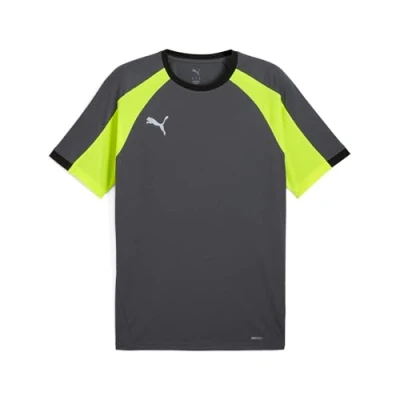 Abbildung von PUMA Herren IndividualLIGA Jersey T Shirts, Galactic Gray Yellow Alert,