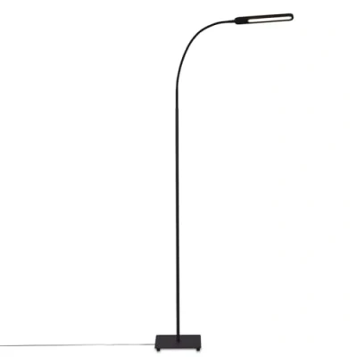 Abbildung von BRILONER LED Stehlampe mit Touch, dimmbar in Stufen, einstellbar warmweiß und kaltweiß, Leselampe, Wohnzimmerlampe, Deckenfluter, Standleuchte, Stehleuchte, 20,8x20,8x183 cm, Schwarz
